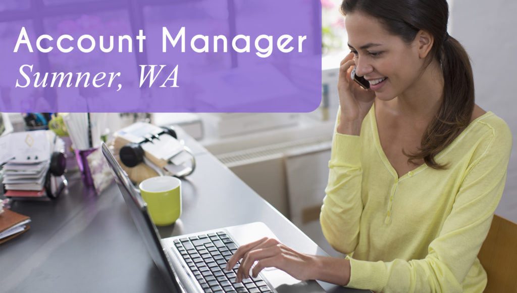 Account Manager in Sumner WA