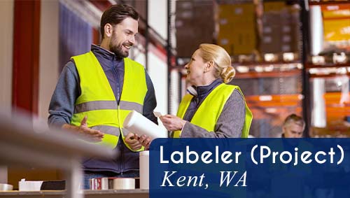 Now Hiring Labelers for a short term project in Kent, WA!